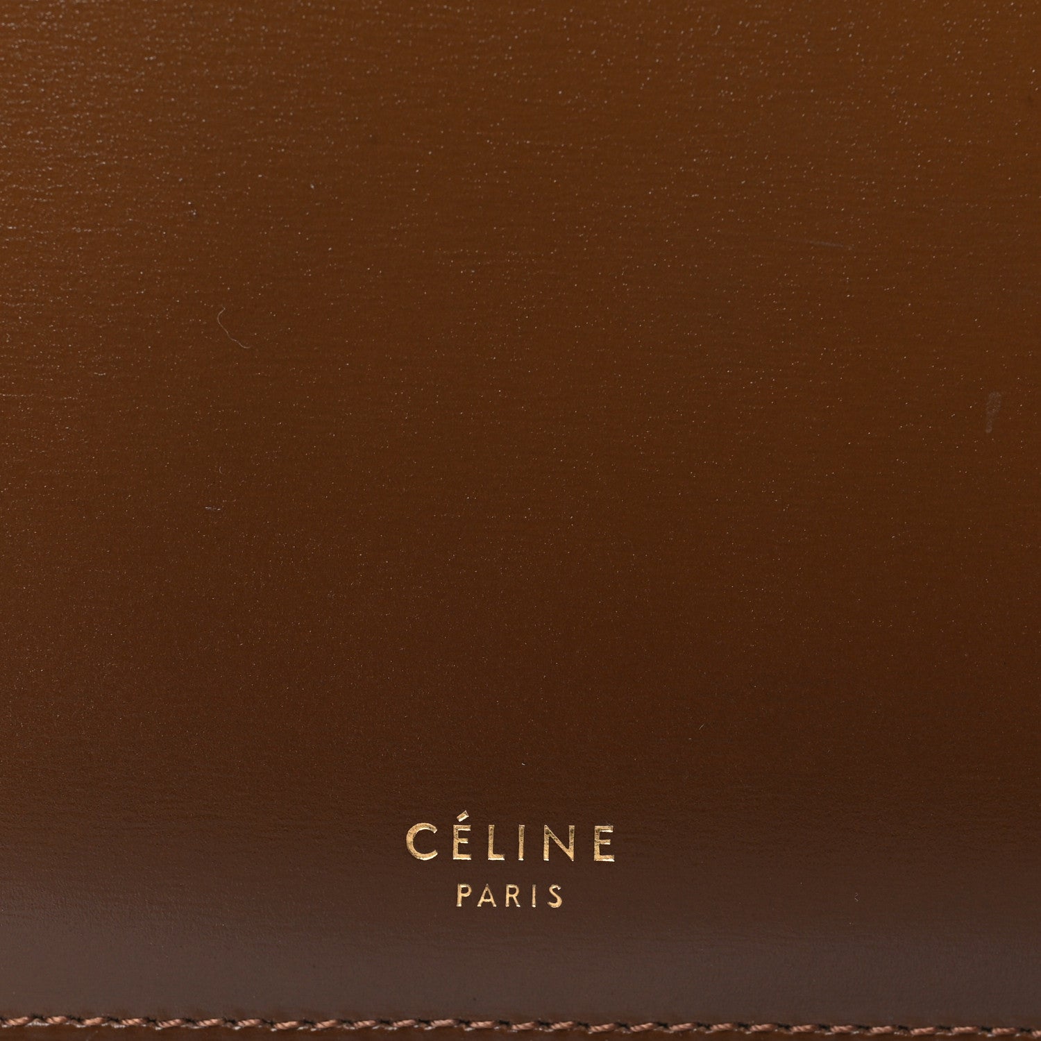 Celine Patina Box Calfskin Medium Clasp Bag Camel 6 of 12