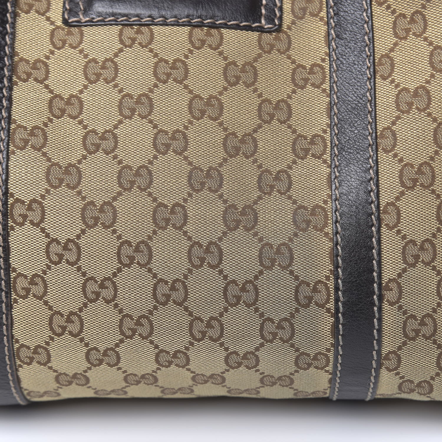 Gucci Monogram New Ladies Web Tote Dark Brown 15 of 22