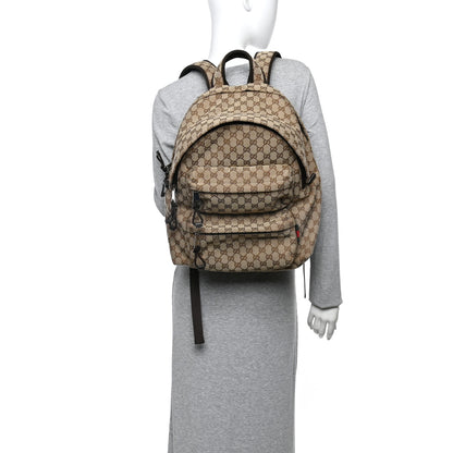 Gucci GG Monogram Medium Backpack Brown 2 of 13