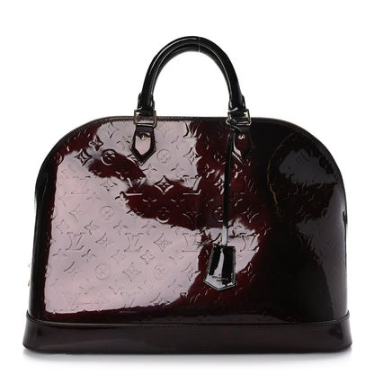 Louis Vuitton Vernis Alma GM XL Amarante 1 of 11