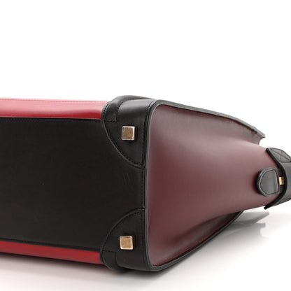 Celine Smooth Calfskin Micro Tri-Color Luggage Micro Red 9 of 9