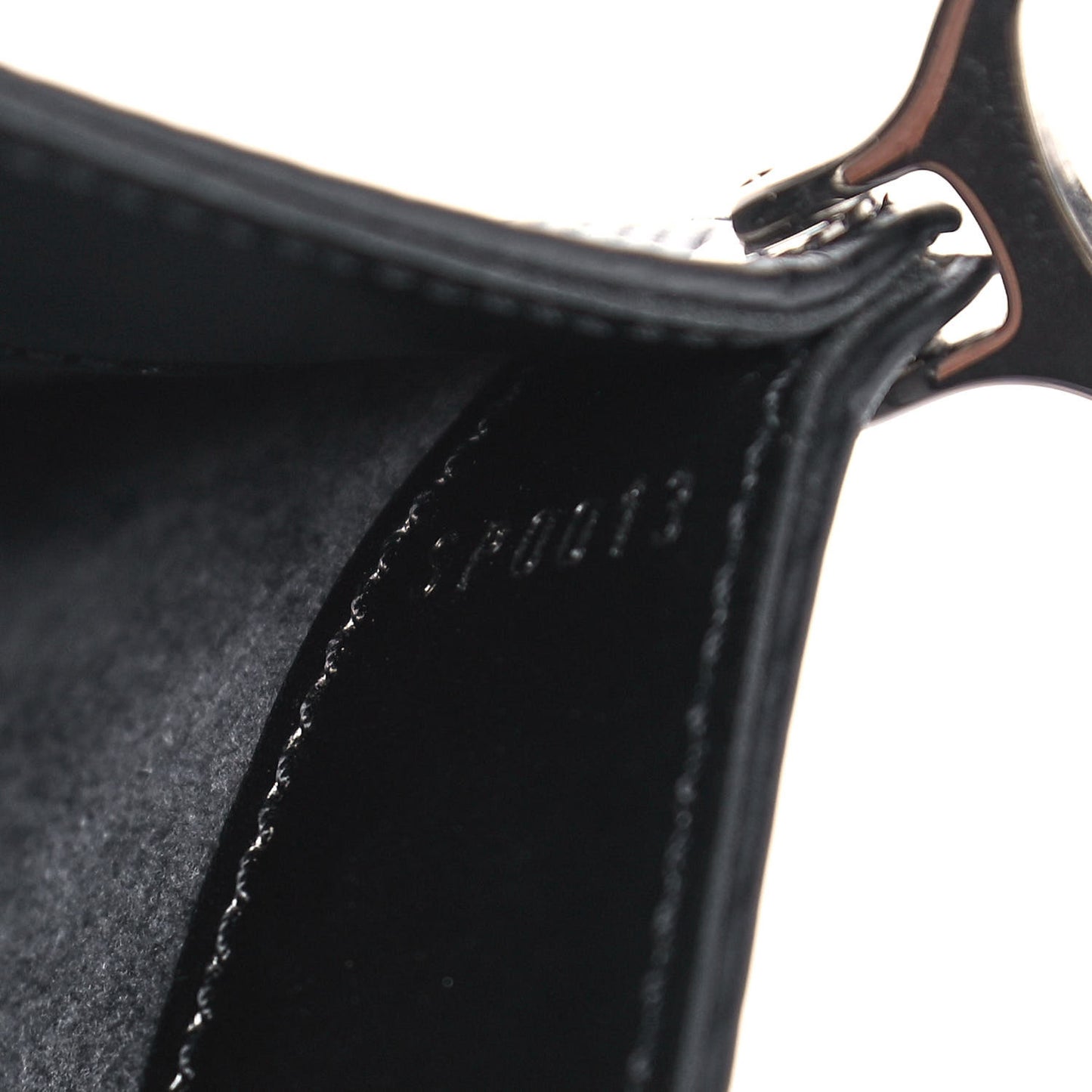 Epi Demi Lune Pochette Black