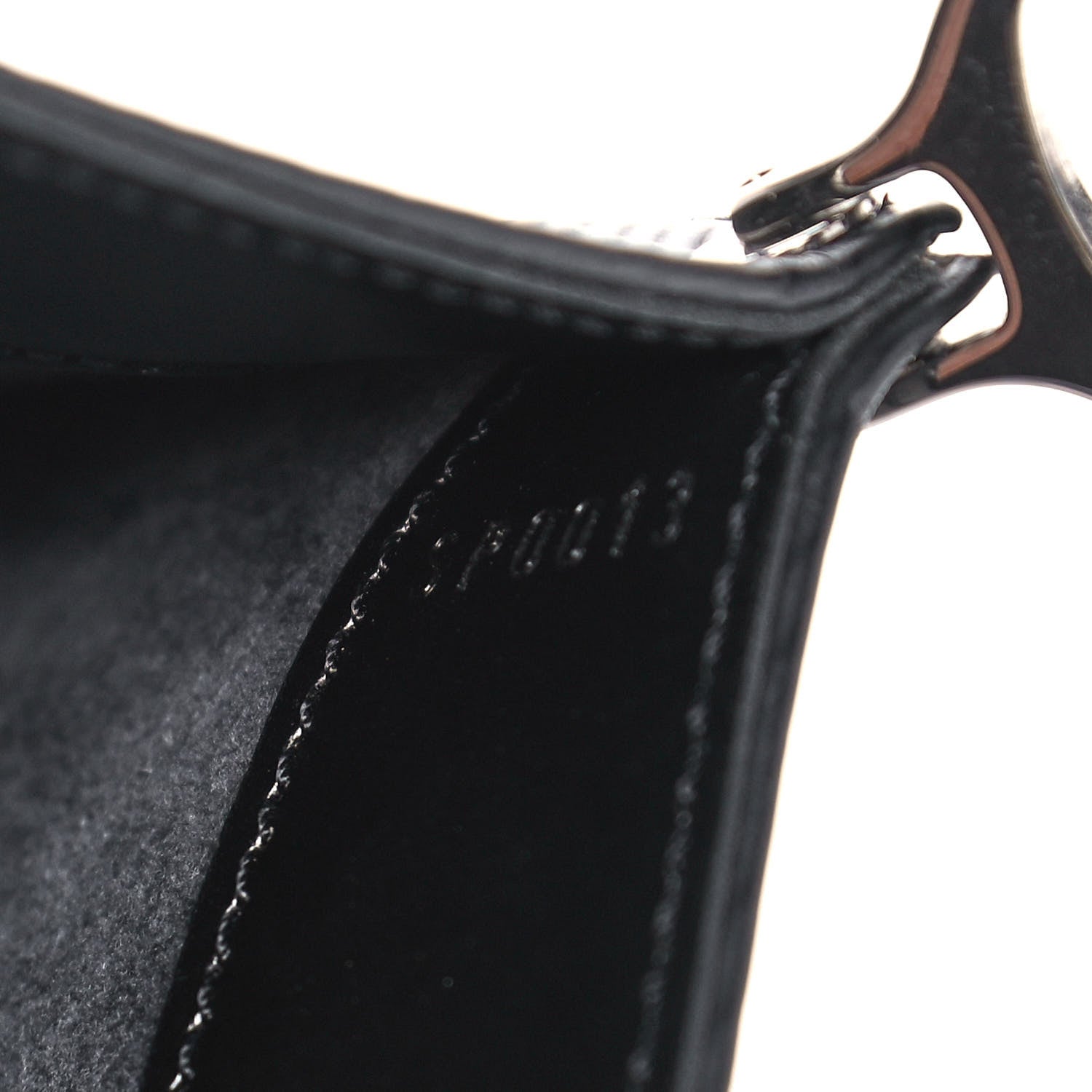 Louis Vuitton Epi Demi Lune Pochette Black 7 of 10