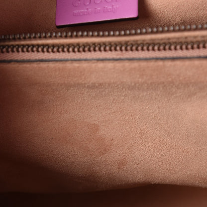 Gucci Calfskin Matelasse Small GG Marmont Tote Candy Mousse 8 of 8
