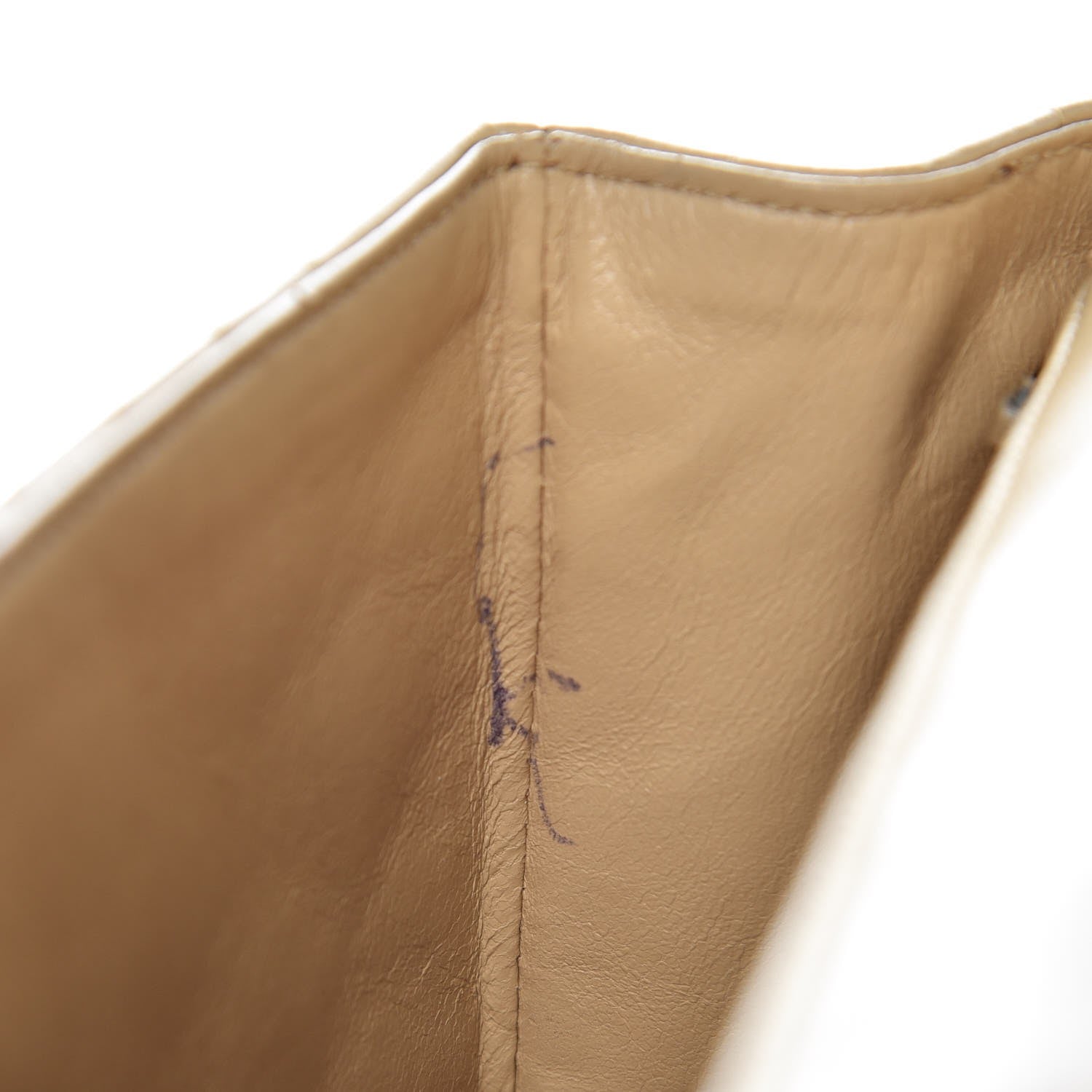 Chanel Lambskin Quilted Medium Single Flap Beige 11 of 19