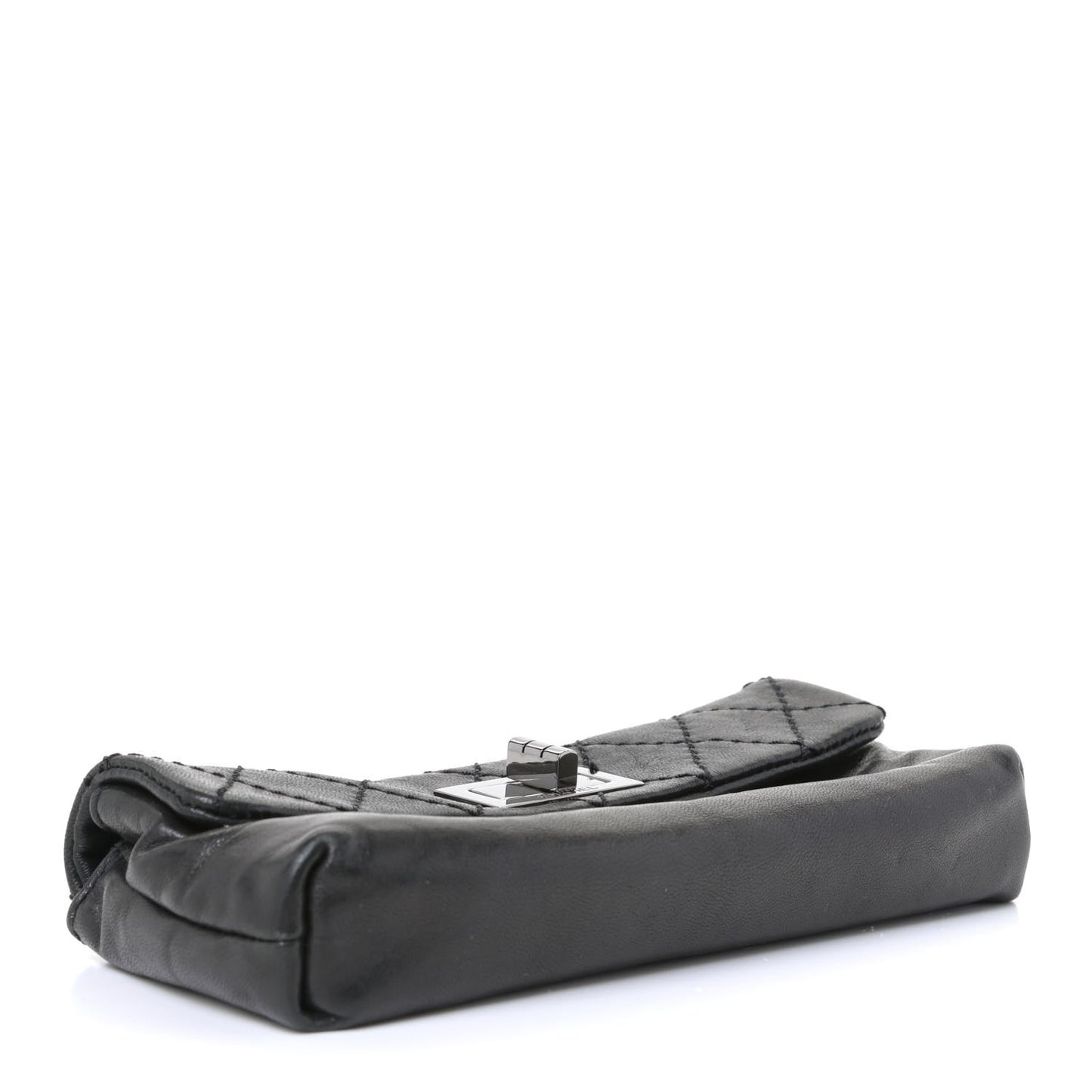 Lambskin Quilted 2.55 Reissue Pouch Black
