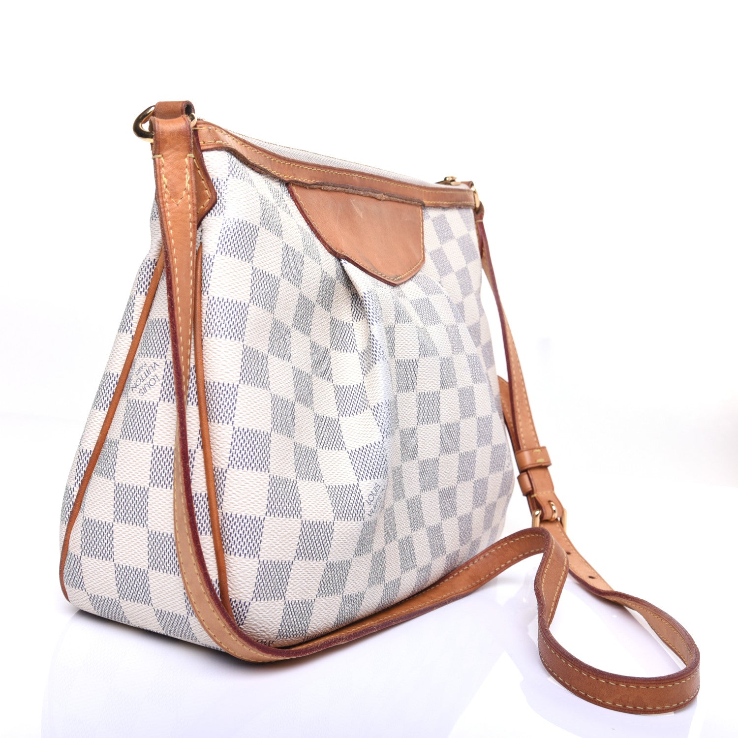 Louis Vuitton Damier Azur Siracusa PM 3 of 13