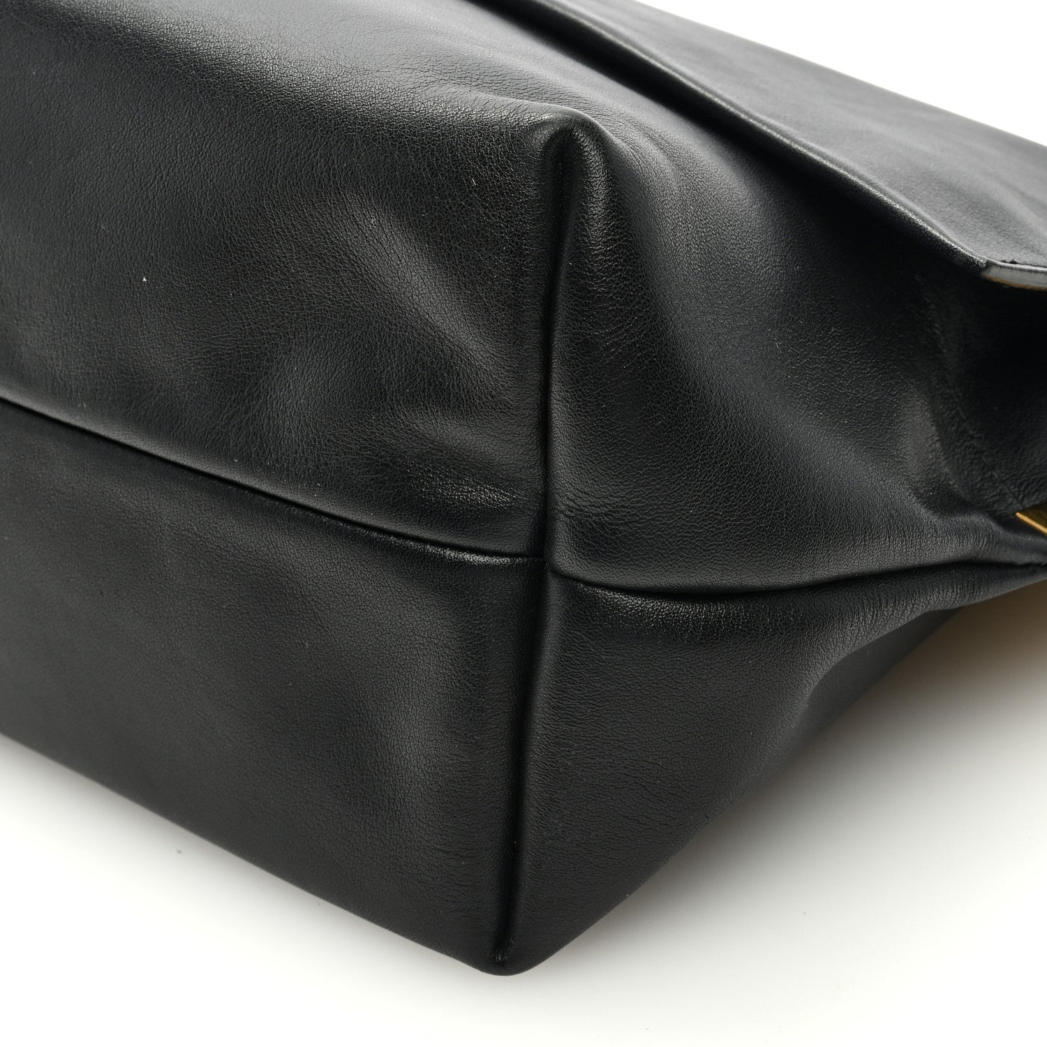 Celine Smooth Calfskin Flap Clasp Bag Black 8 of 9