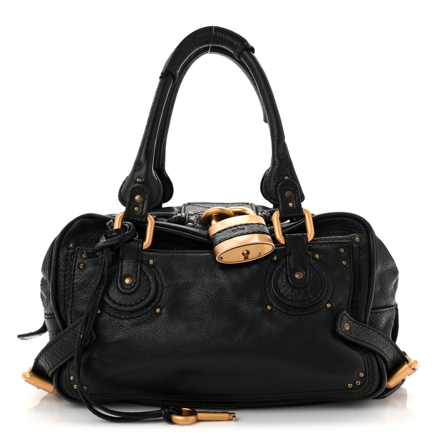 Chloe Calfskin Medium Paddington Satchel Black 1 of 11