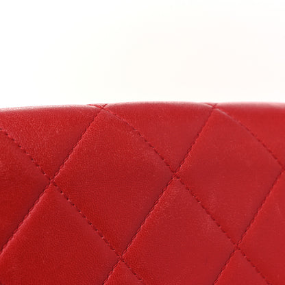 Chanel Lambskin Quilted Large Golden Class Flap Red 25 of 33