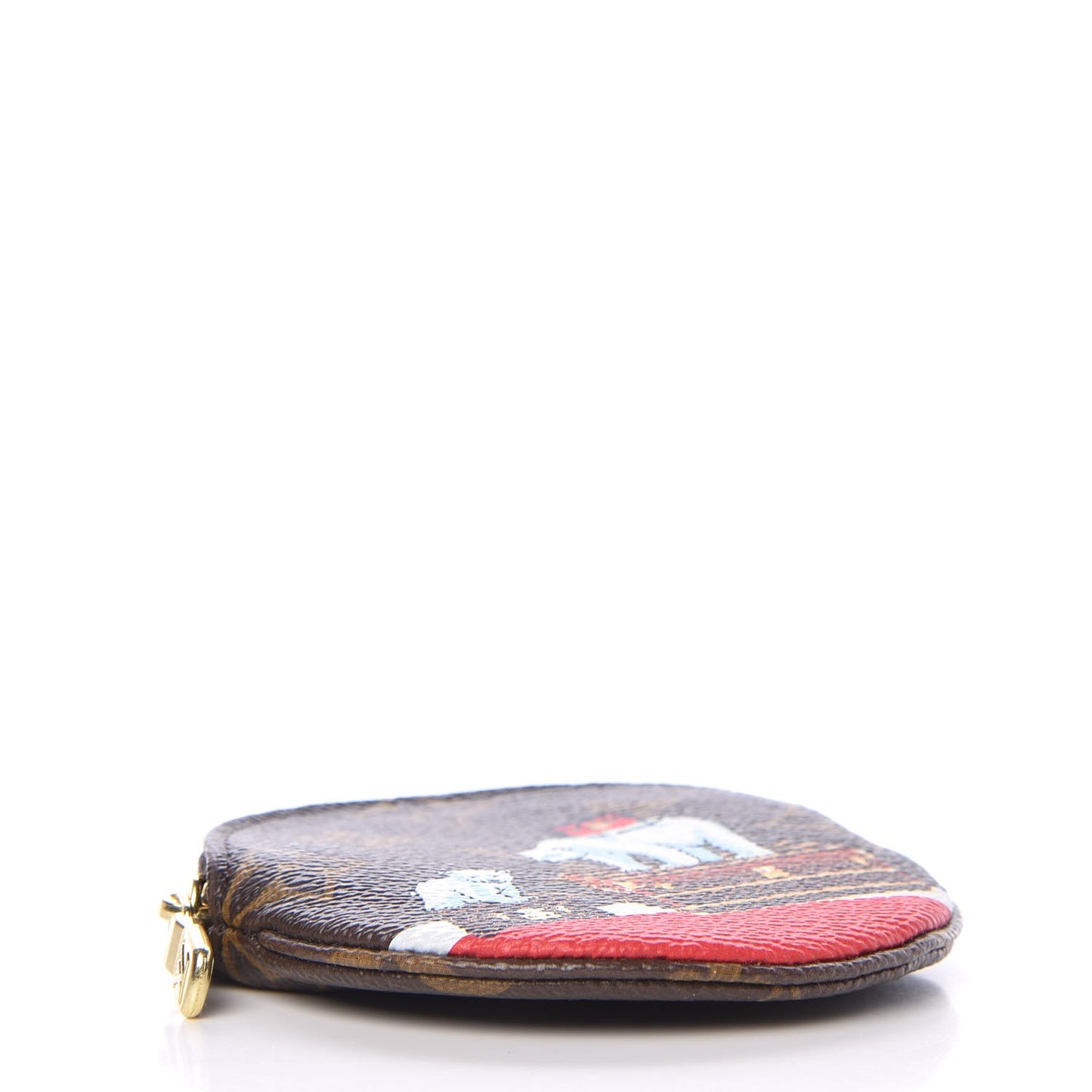 Monogram 2017 Christmas Animation Round Coin Purse
