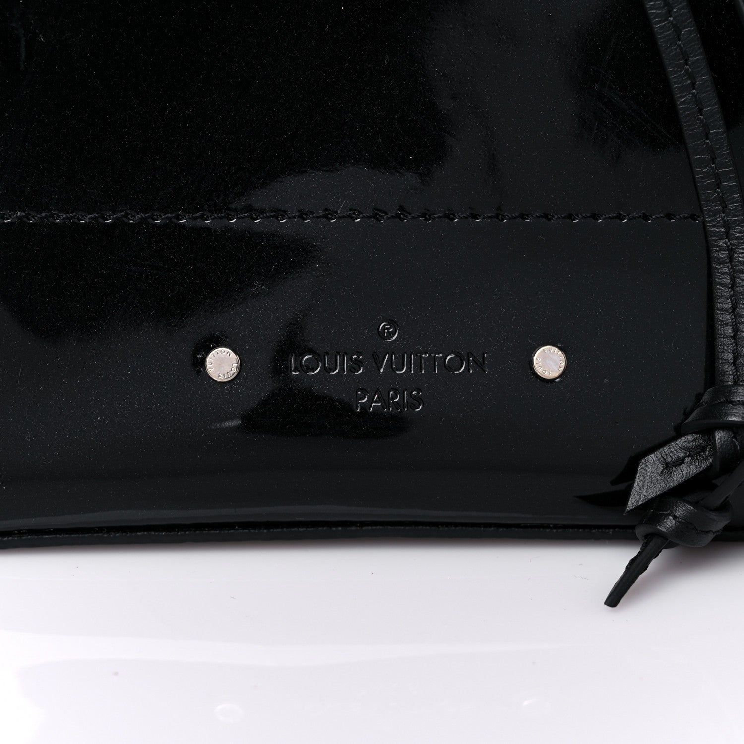 Louis Vuitton Patent Monogram Hot Springs Backpack Black 9 of 11