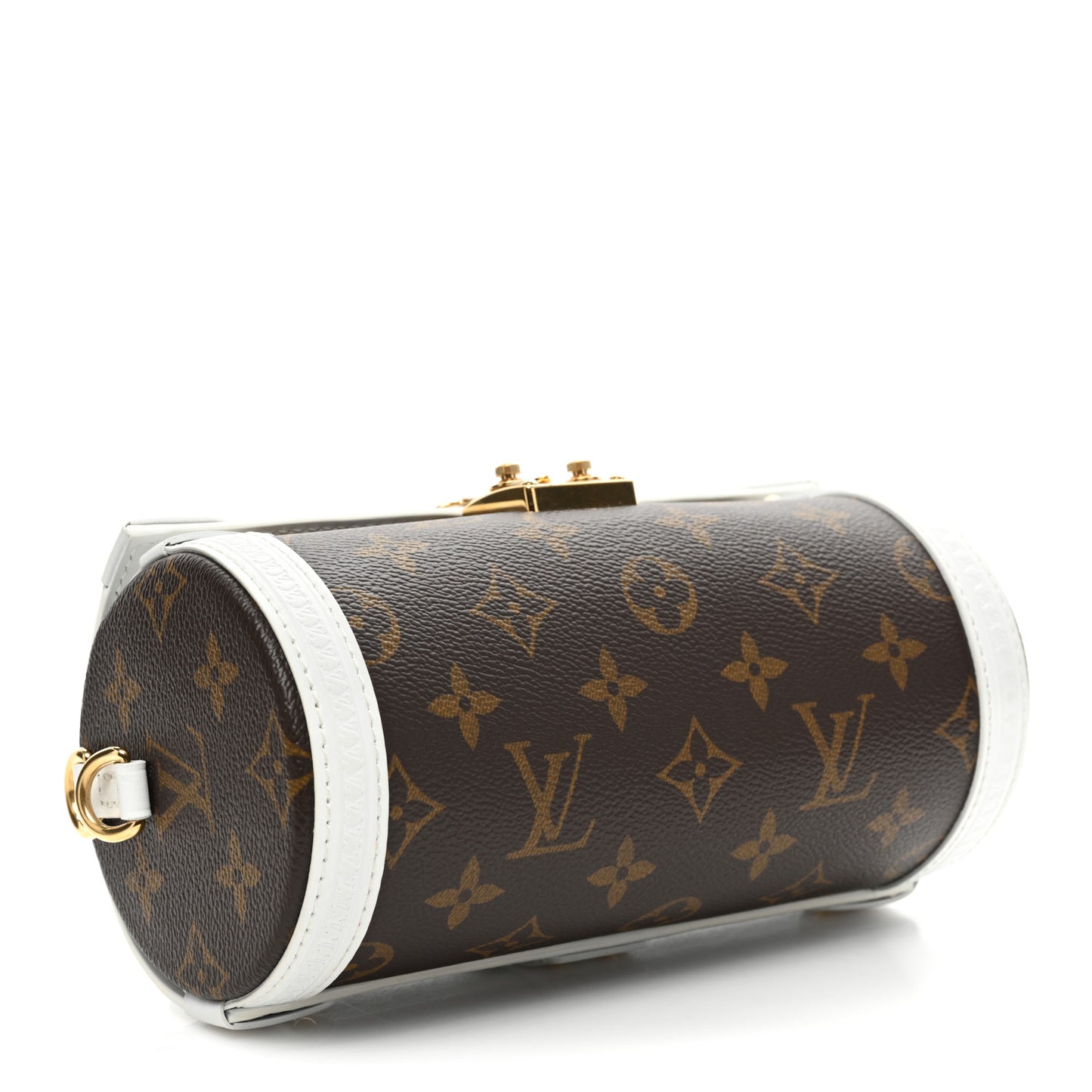 Monogram LV Match Papillon Trunk White