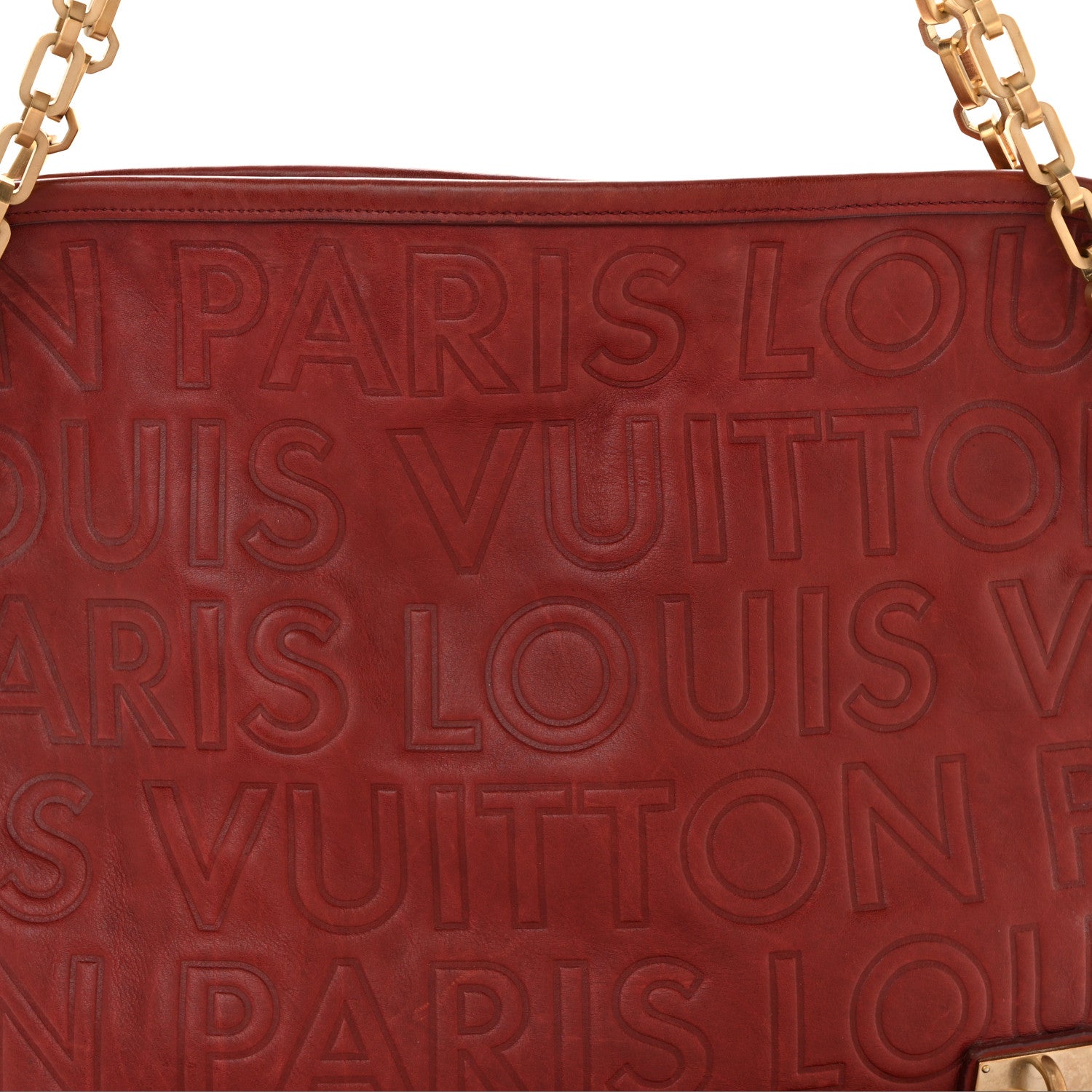 Louis Vuitton Monogram Paris Souple Whisper PM Burgundy 8 of 14