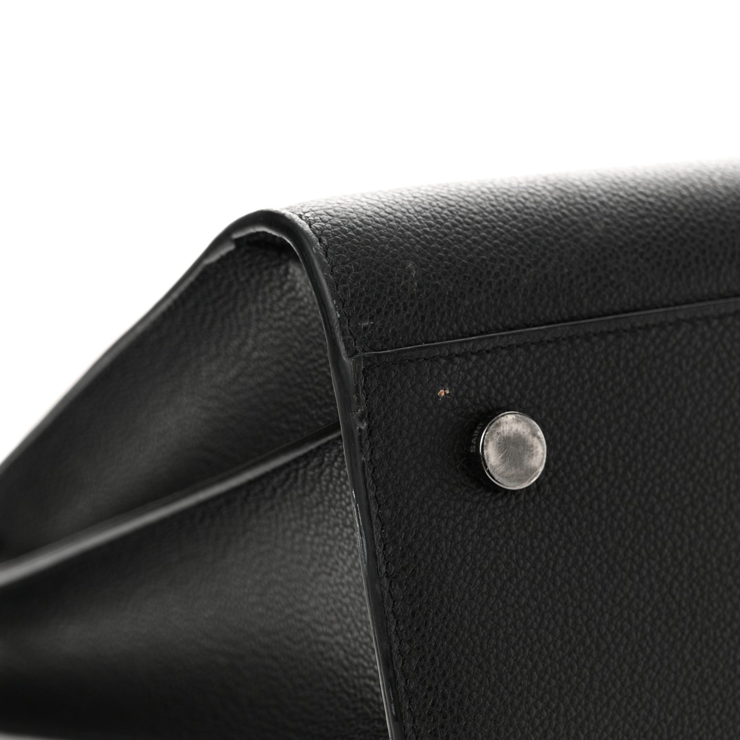 Grained Calfskin Large Sac De Jour Carryall Black