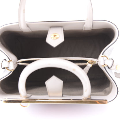 Fendi Vitello Elite Monster Petite 2Jours Tote Multicolor Black Grigio Polvere Multicolor 4 of 9
