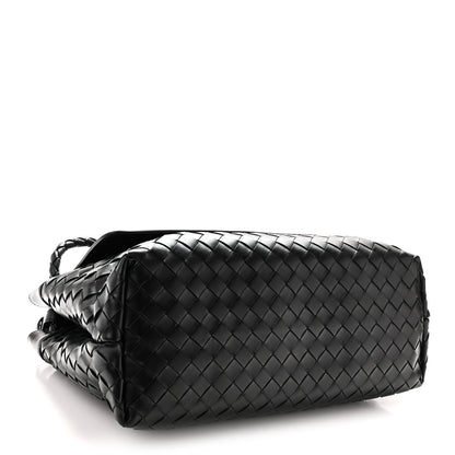 Bottega Veneta Calfskin Intrecciato Medium Andiamo Messenger Bag Black 4 of 10