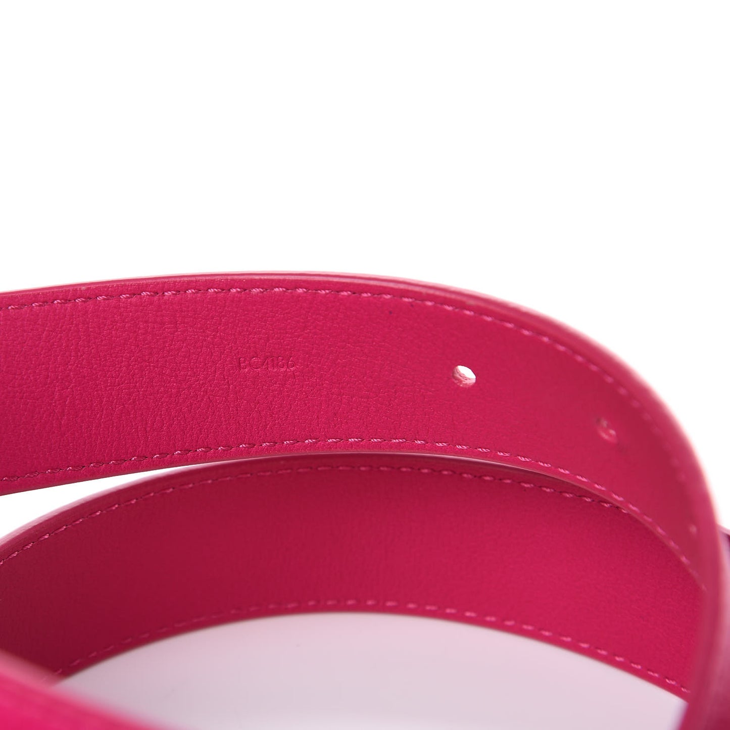 Taurillon Calfskin Essential V 30mm Belt 85 34 Fuchsia