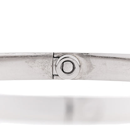 Cartier 18K White Gold Small LOVE Bracelet 16 6 of 7