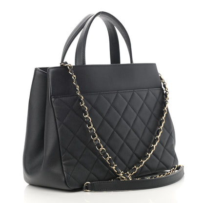 Chanel Caviar Quilted Small Business Affinity Shopping Bag Black 3 of 8