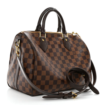 Louis Vuitton Damier Ebene Speedy Bandouliere 30 3 of 12