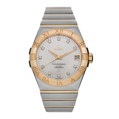 Omega Stainless Steel 18K Yellow Gold Diamond 38mm Constellation Automatic Watch 123.20.38.21.52.002 1 of 5