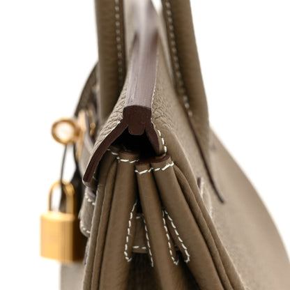 Hermes Togo Birkin 25 Etoupe 10 of 12