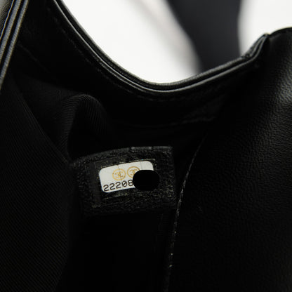 Chanel Lambskin Quilted Medium Boy Flap Black 7 of 7