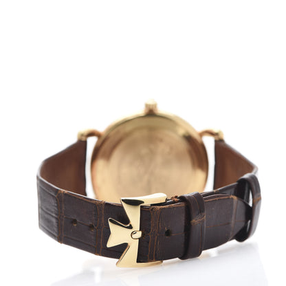 Vacheron Constantin 18K Yellow Gold Alligator 33mm Historiques Renaissance Manual Winding Watch 92884 3 of 10