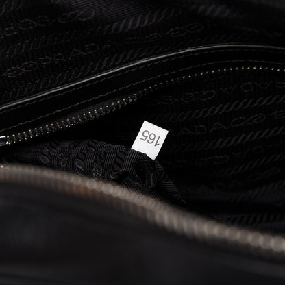 Prada Saffiano Travel Briefcase Black 9 of 14
