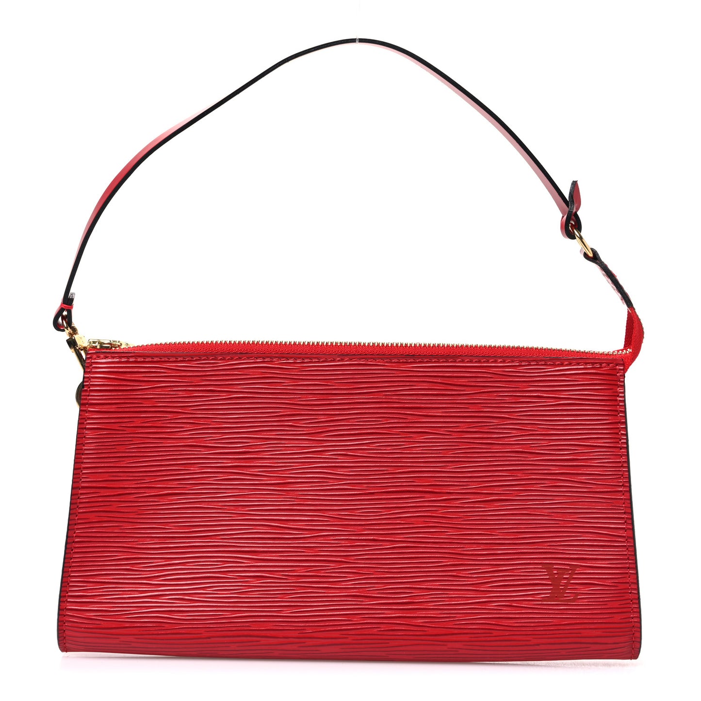 Epi Pochette Accessories 24 Castillan Red