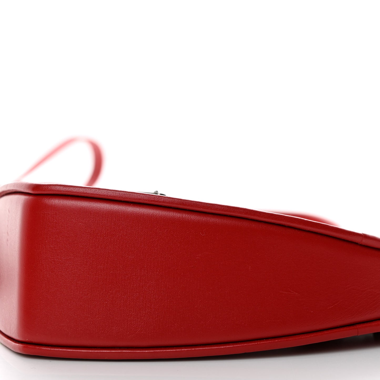 Calfskin Heart Monogram Crossbody Red
