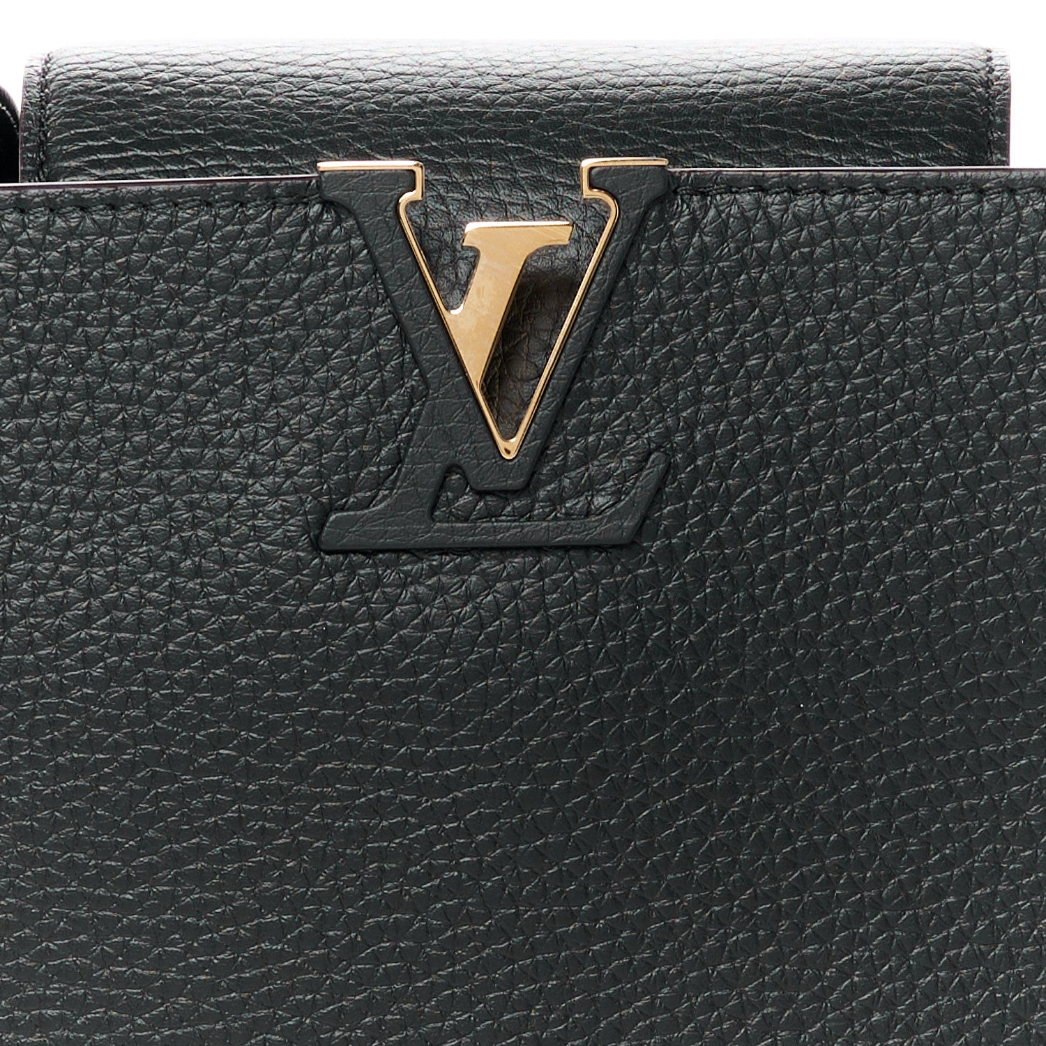 Louis Vuitton Taurillon Capucines BB Black 8 of 10
