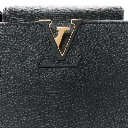 Louis Vuitton Taurillon Capucines BB Black 8 of 10
