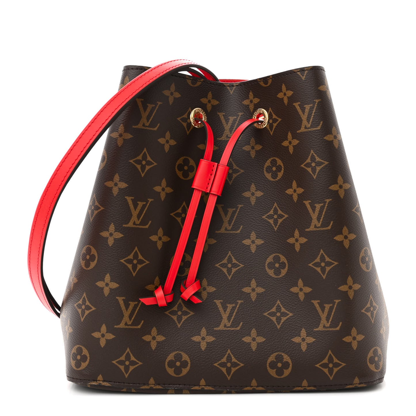 LOUIS VUITTON Monogram Neonoe MM Coquelicot