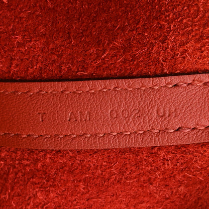 Hermes Taurillon Clemence Swift Picotin Lock 22 MM Rouge H Brique 7 of 10