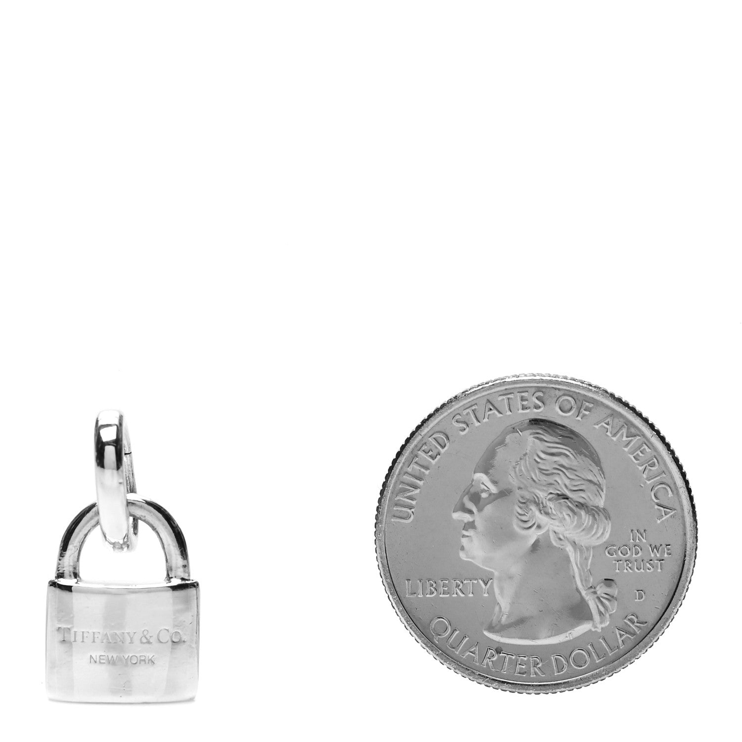 Tiffany Sterling Silver Lock Charm 2 of 4