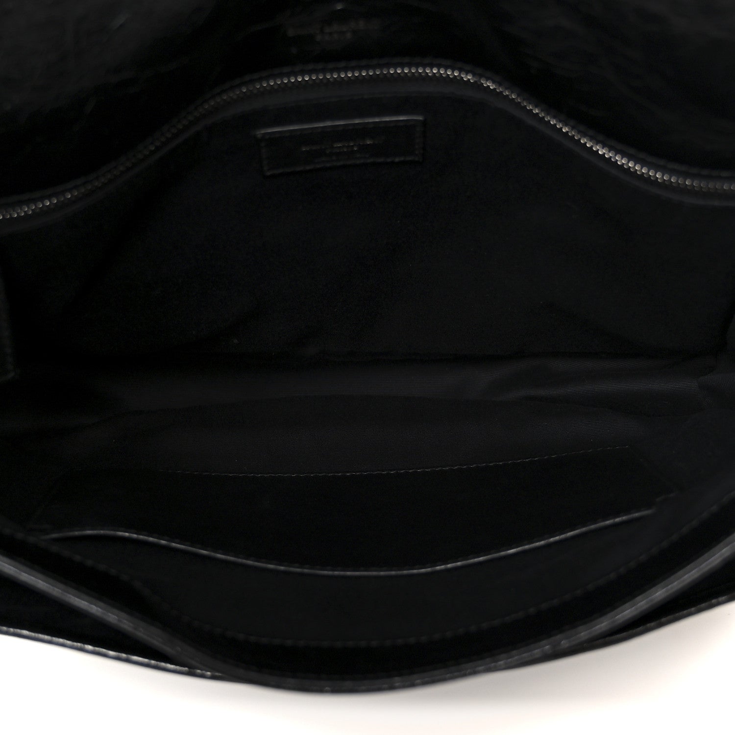 Saint Laurent Crinkled Calfskin Matelasse Monogram Large Niki Chain Satchel Black 5 of 12