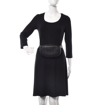 Bottega Veneta Nappa Intrecciato Belt Bag Black 2 of 11