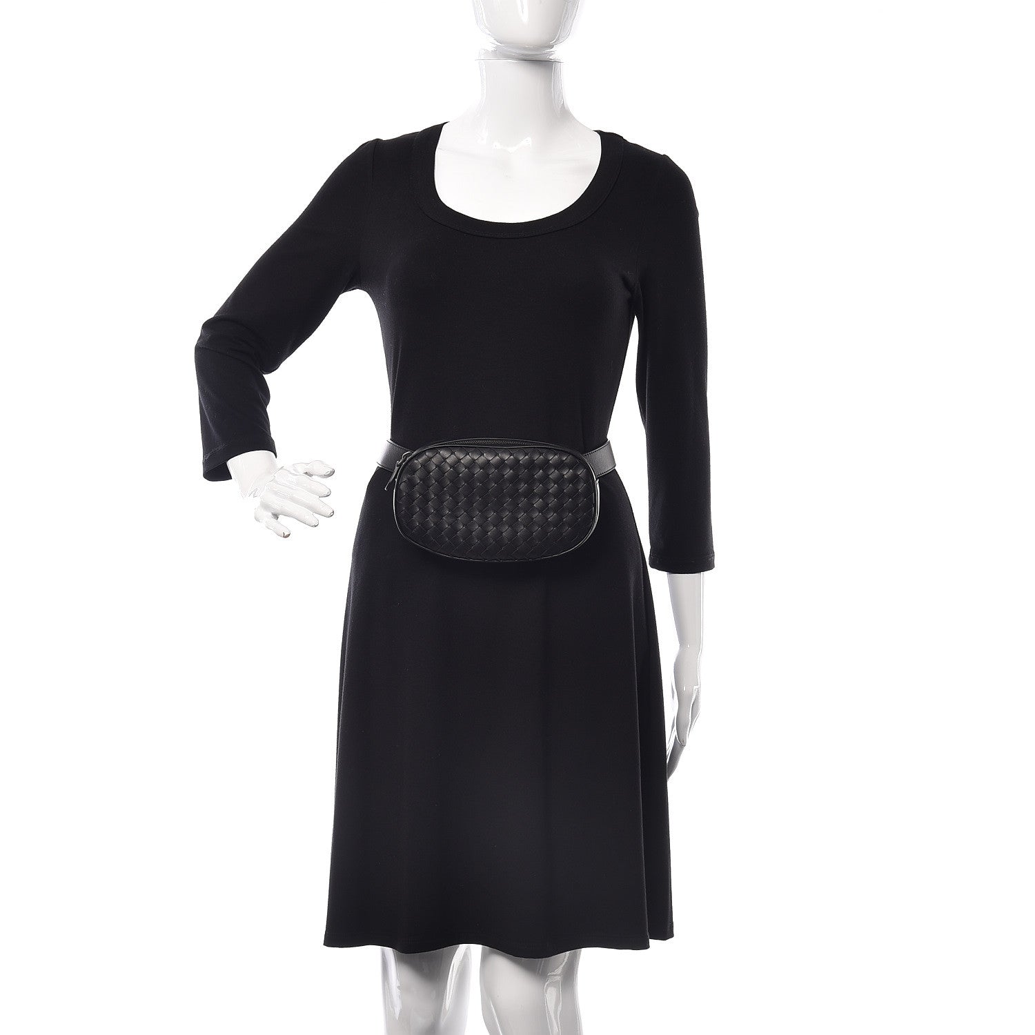 Bottega Veneta Nappa Intrecciato Belt Bag Black 2 of 11