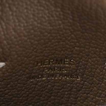 Hermes Tadelakt Mini Kelly Twilly Bag Charm Etoupe 4 of 6