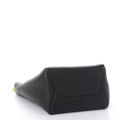 Celine Soft Grained Calfskin Sangle Bucket Bag Black 4 of 8