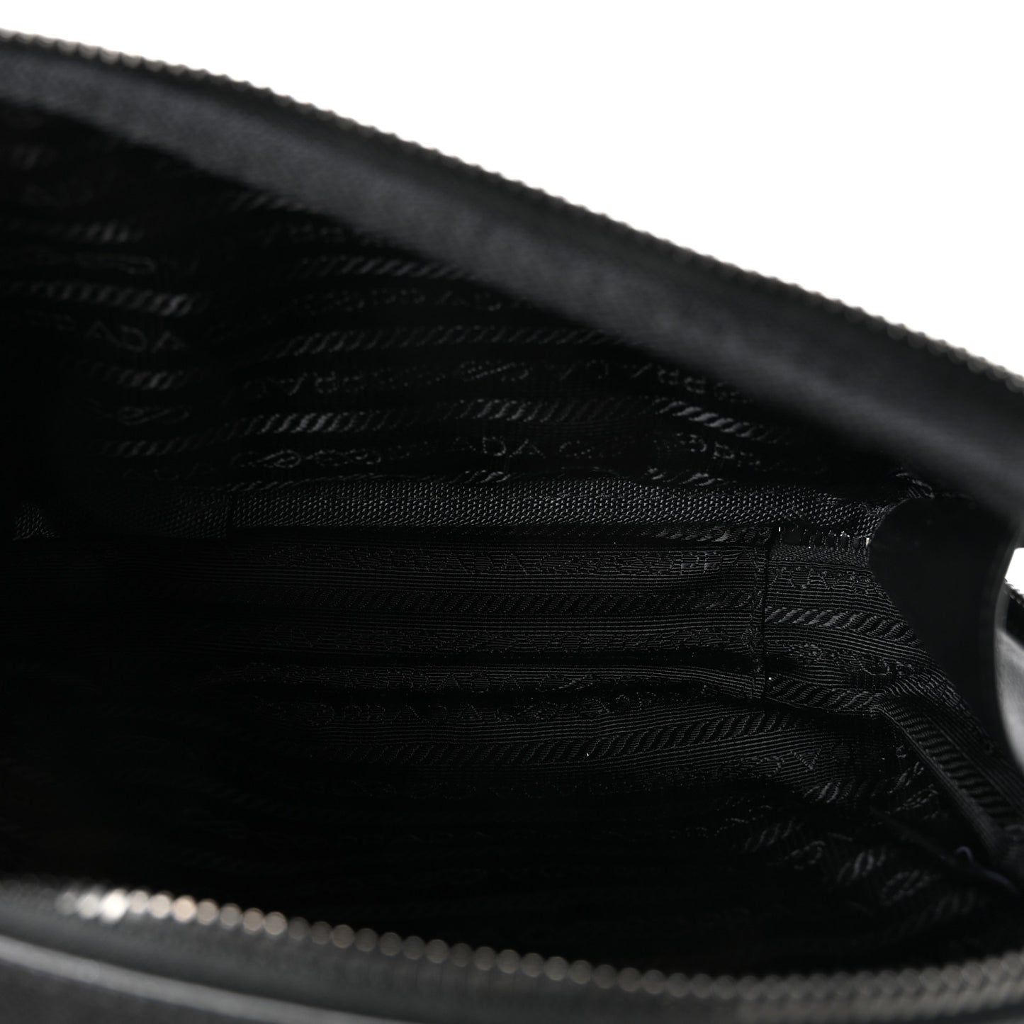 Re-Nylon Saffiano Travel Small Brique Crossbody Bag Black