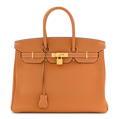 Hermes Togo Birkin 35 Gold 1 of 11