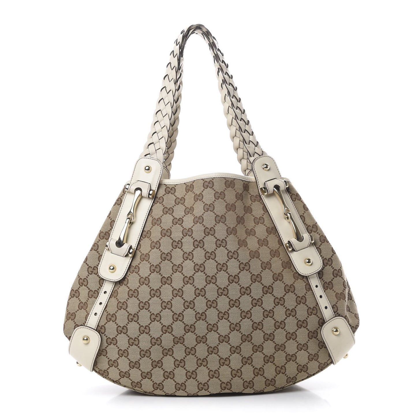 Monogram Medium Pelham Shoulder Bag Off White