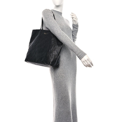 Prada Nappa Antique Reversible Tote Black Pink 3 of 22