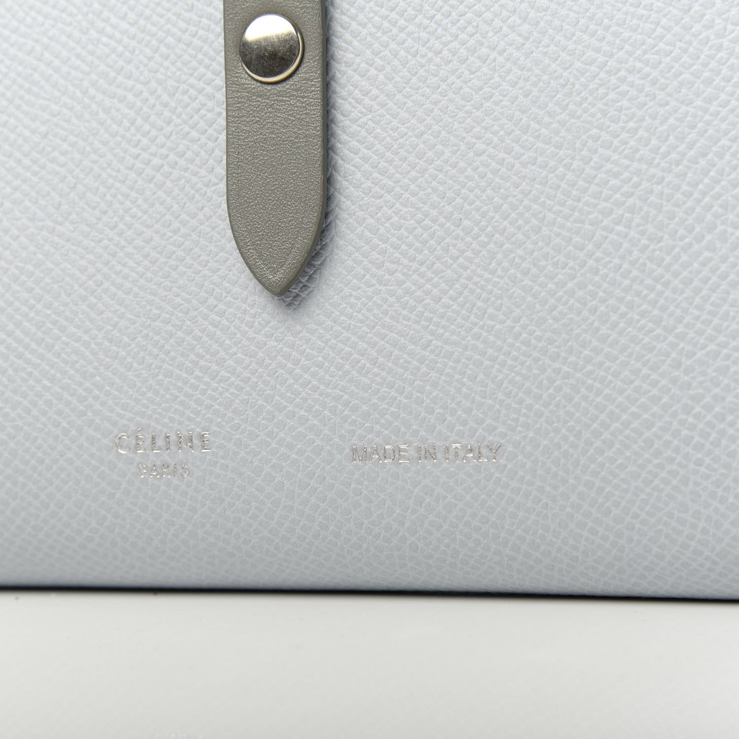 Celine Grained Calfskin Medium Multifunction Strap Wallet Cloud 7 of 8