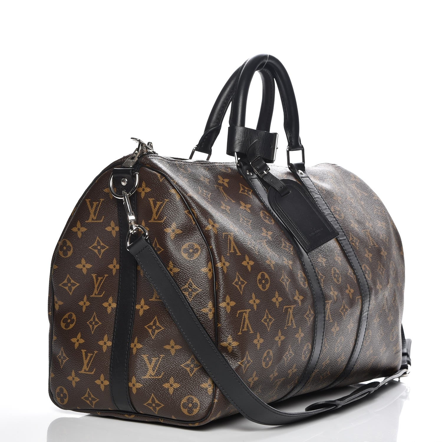 Louis Vuitton Monogram Macassar Keepall Bandouliere 45 3 of 7