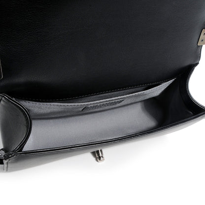 Chanel Calfskin Quilted Medium Boy Flap Black 5 of 8