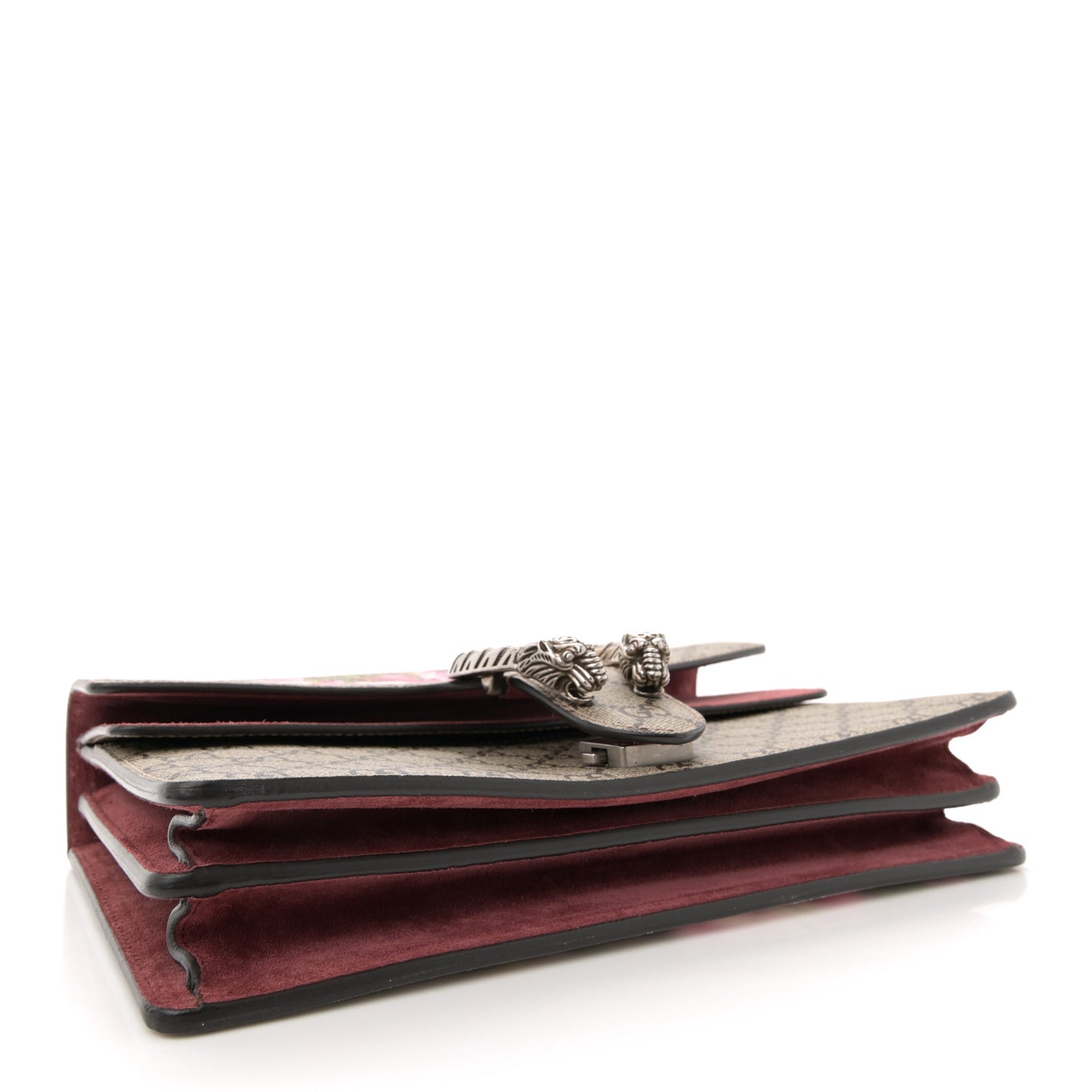 GG Supreme Monogram Blooms Small Dionysus Shoulder Bag Beige Multicolor Dry Rose